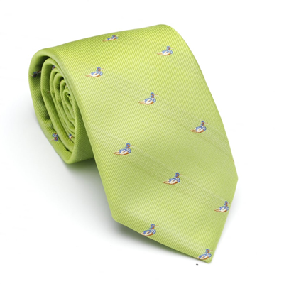 Laksen Swimming Duck Tie - Lime